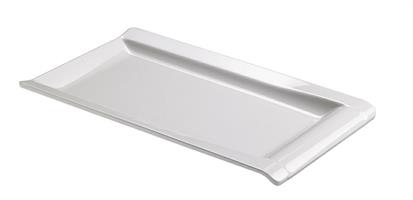 VASSOIO BIANCO LE PERLE CM.38X23X3 T8143