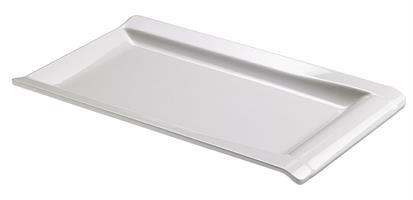 VASSOIO BIANCO LE PERLE CM.43,5X27X3 T8144