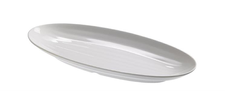 VASSOIO OVALE BIANCO CM.45X20X4,5 T8145