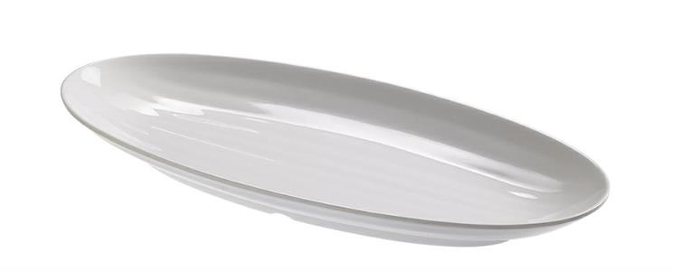 VASSOIO OVALE BIANCO CM.49,3X22,8X4,8 T8146