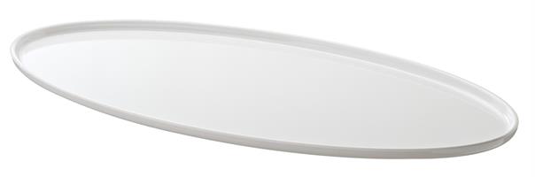 VASSOIO OVALE SNOW CM.60X30X1,6 T8436