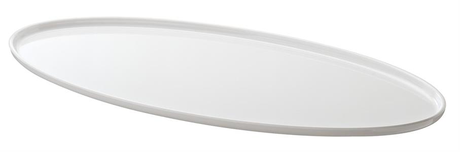 VASSOIO OVALE SNOW CM.60X30X1,6 T8436