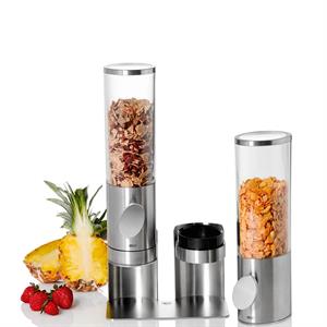 DISPENSER CEREALI INOX E ACRILICO CS12 21X17X44 H. 2 POSTI