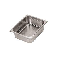 TEGLIA INOX FORATA GN 1/2 14205