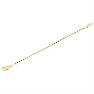 CUCCHIAIO/FORCHETTA BAR DORATO CM.50      41605G03