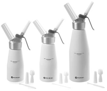 SIFONE PER PANNA E CREME KITCHEN LINE ALLUMINIO