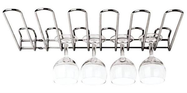 RASTRELLIERA BICCH. CM.45X31 INOX 44060-02 FISSAGGIO MURO