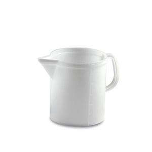 CARAFFA GRADUATA LT.1 44010 CON BECCO E MANICO BIANCA