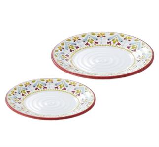 PIATTO PIANO DECORO CORFU' | T8640 - T8641