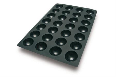 SQ003 - STAMPO SILICONE 60X40 N.28 SEMISFERE CM.7 H.3,5