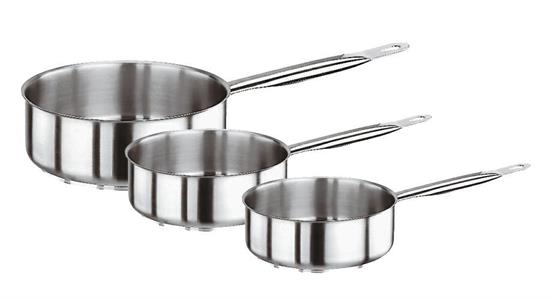 CASSERUOLA BASSA INOX 1 MANICO PADERNO 11008