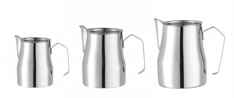 LATTIERA INOX CON BECCUCCIO LT.0,35-LT.0,45-LT.0,7