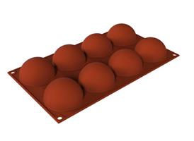 SF565 - STAMPO SILICONE N.8 NEW HALF-SPHERE CM.6,5 H.3,4