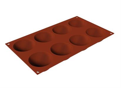 SF565 - STAMPO SILICONE N.8 NEW HALF-SPHERE CM.6,5 H.3,4