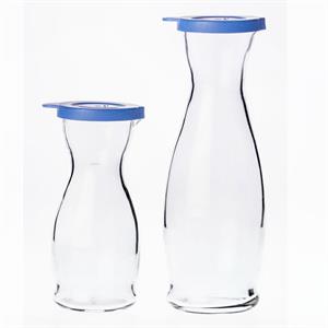 CARAFFA INDRO BORGONOVO CON BECCO CON TAPPO BLU | LT.0,5 - LT.1