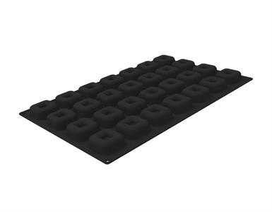 SQ090 -  STAMPO SILICONE 60X40 N.28 SQUARE SAVARIN CM.6,8X6,8