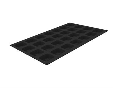 SQ090 -  STAMPO SILICONE 60X40 N.28 SQUARE SAVARIN CM.6,8X6,8