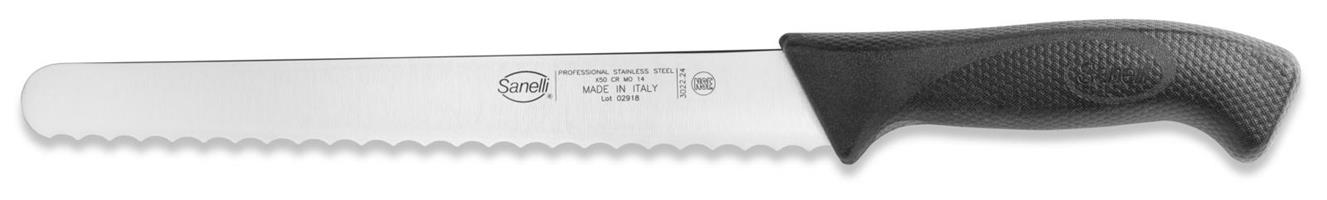 COLTELLO PANE        CM.24 SKIN   302224     SANELLI