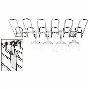 RASTRELLIERA BICCH. CM.45X31 INOX 44060-01 FISSAGGIO MENSOLA