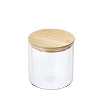 BARATTOLO VETRO COP.BAMBOO CM.15 H.16 T3030 LEONE