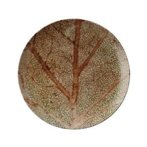 PIATTO PIANO NATURE ESSENCE 67374A02 CM.20 PORCELLANA DECORO A