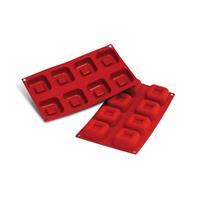 SF082 - STAMPO SILICONE N.8 BIG SQUARE SAVARIN CM.6,2X6,2 H.2.5