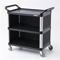 CARRELLO SERVIZIO 3 PIANI CM.103X50 H.98 61221 PANNELLATO