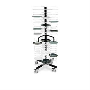 CARRELLO PORTAPIATTI 96 POS.DIAMET.31 PASSO 6,5 3011