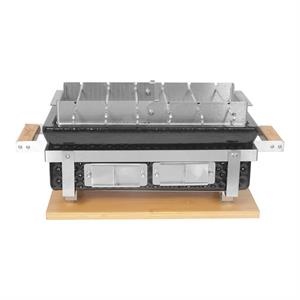GRIGLIA DA TAVOLO HIBACHI + SPIEDINI CM.53,5X27 H.23
