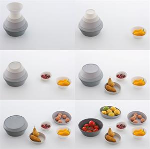 SET CONTENITORI PZ.6 MULTIUSO TOTEM EME