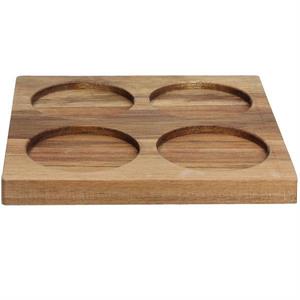 VASSOIETTO 4 SCOMPARTI CM.16X16 H.1,5 R5860P30154 ACACIA TEX-MEX