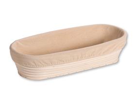 CESTINO PER LIEVITAZIONE OVALE CM.35X15X8 072270 VIMINI E FODERA