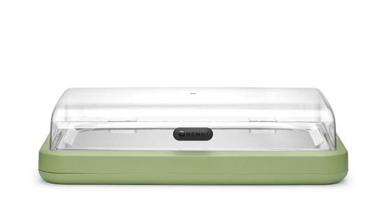 VASSOIO REFRIGERATO VERDE CON CUPOLA GN.1/1 871928 UNIQ HENDI
