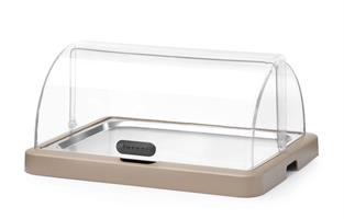 VASSOIO REFRIGERATO BEIGE CON CUPOLA ROLL-TOP 871942 UNIQ HENDI