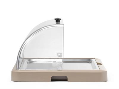 VASSOIO REFRIGERATO BEIGE CON CUPOLA ROLL-TOP 871942 UNIQ HENDI