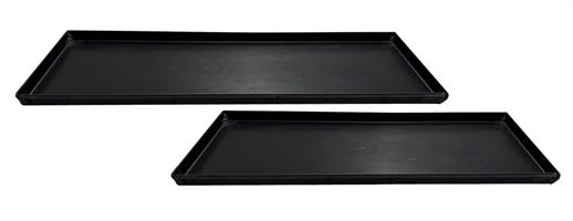 TEGLIA RETTANGOLARE FERRO BLU BORDI DRITTI COFE149BD | CM.50 - CM.60