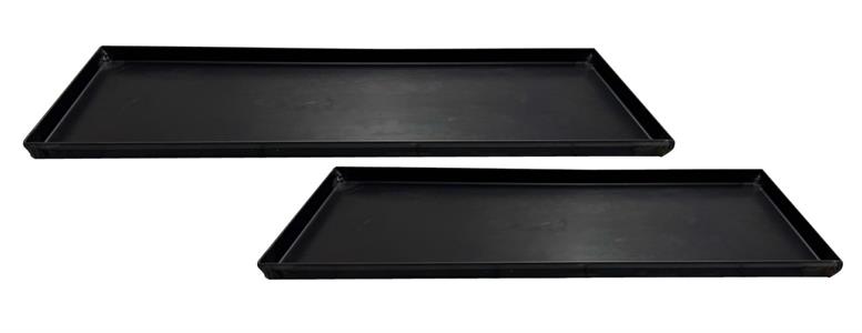 TEGLIA RETTANGOLARE FERRO BLU BORDI DRITTI COFE149BD | CM.50 - CM.60