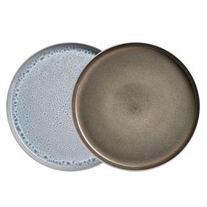 PIATTO PIANO LUNARIA CM.26 H.2,5 MAESER | GRIGIO - MARRONE