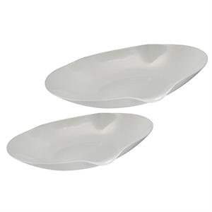 FEBE VASSOIO FONDO OVALE AVORIO | CM.49,5 - CM.61 ILSA LE COQ