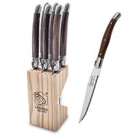SET 6 COLTELLI BISTECCA DARK WOOD 4106202 PREMIUM LINE