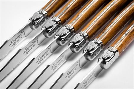 SET 6 COLTELLI BISTECCA WOOD 4106206 PREMIUM LINE