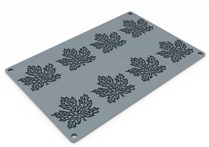 STAMPO SILICONE MAPLE N.8 GG049S PAVONI