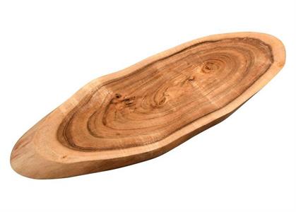 TAGLIERE OVALE ACACIA CM.40-49X20 H.1,8 043444 KAUFGUT