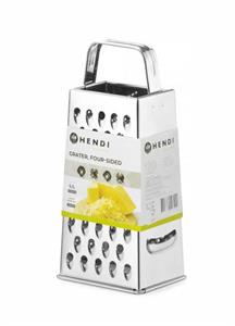 GRATTUGIA QUADRA 4 FACCE INOX 443002 CM.9X6,5X20H.